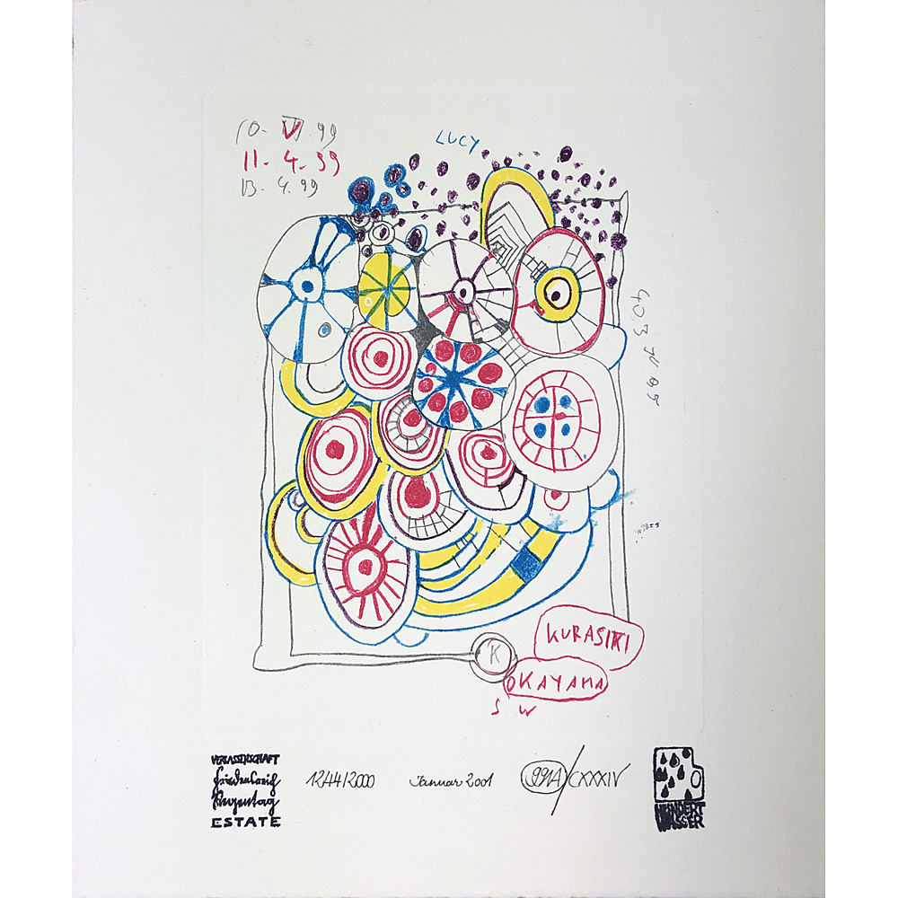 F. Hundertwasser – Doodle (991A CXXXIV)