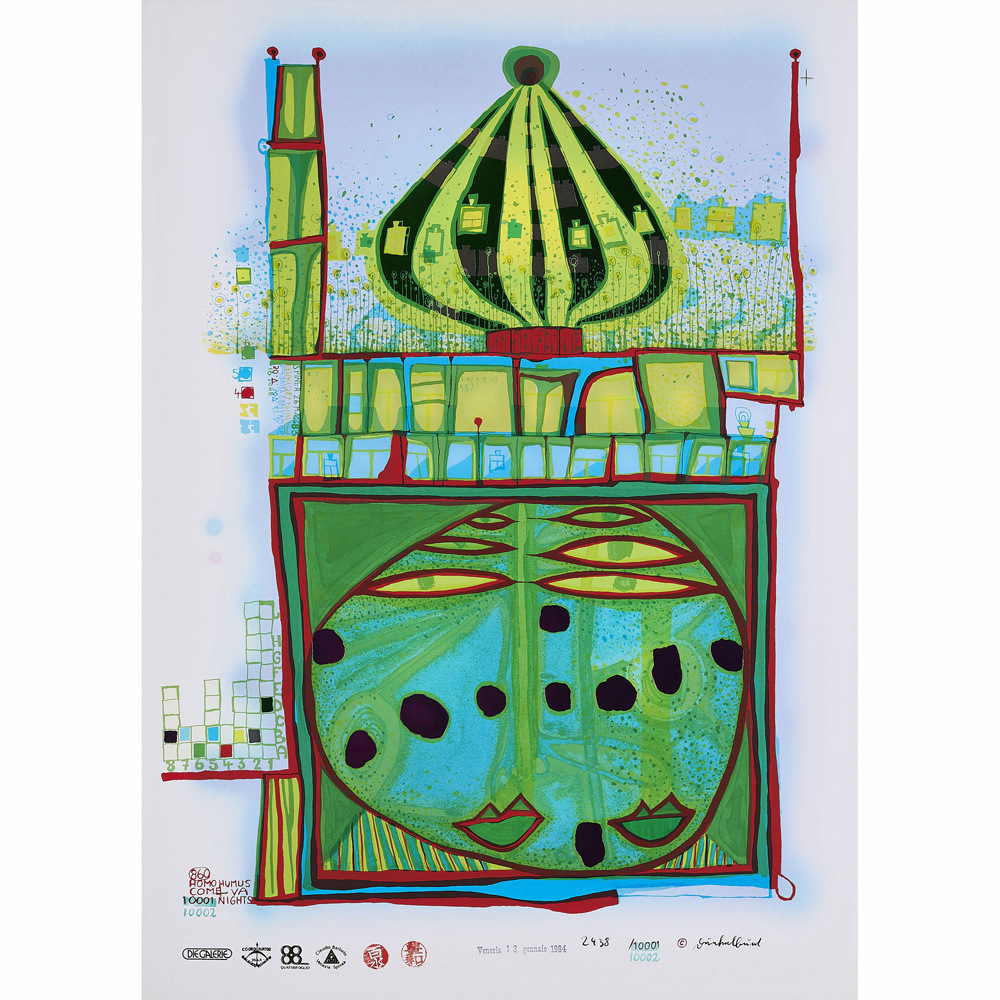 F. Hundertwasser – Homo humus come va 10.001 nights