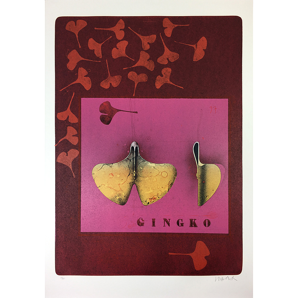 Paul Wunderlich – Ginkgo leaf