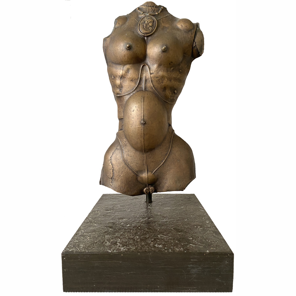 Paul Wunderlich – Female torso with medallion